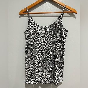 Satin snake print tank
